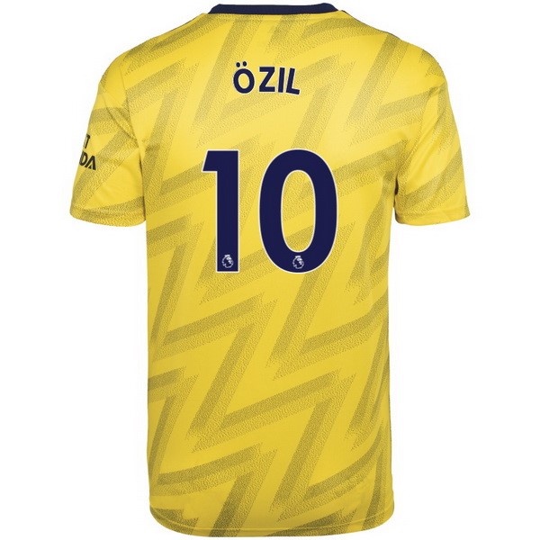 Camiseta Arsenal NO.10 Ozil 2ª Kit 2019 2020 Amarillo